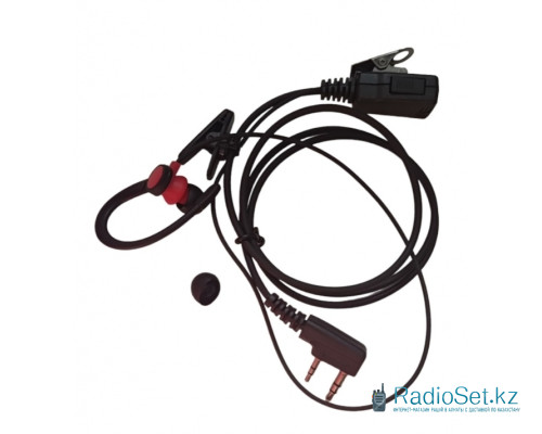 RED Наушники (гарнитура) для рации Baofeng, Kenwood RED Наушники (гарнитура) для рации Baofeng, Kenwood